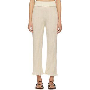 Rus Ombre Lounge Pants Size S Womens Off-White Knit $270